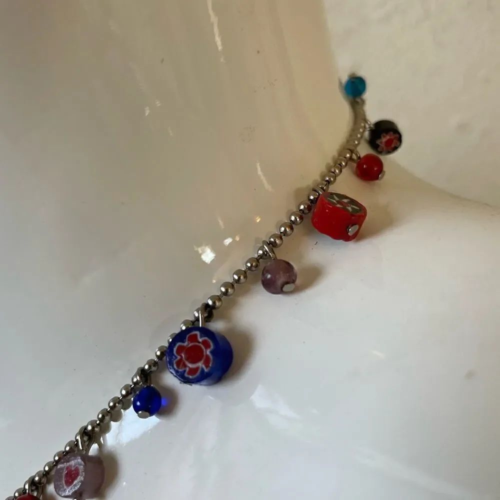 Fimo Clay Bead Chain Necklace - Picture 4 of 6